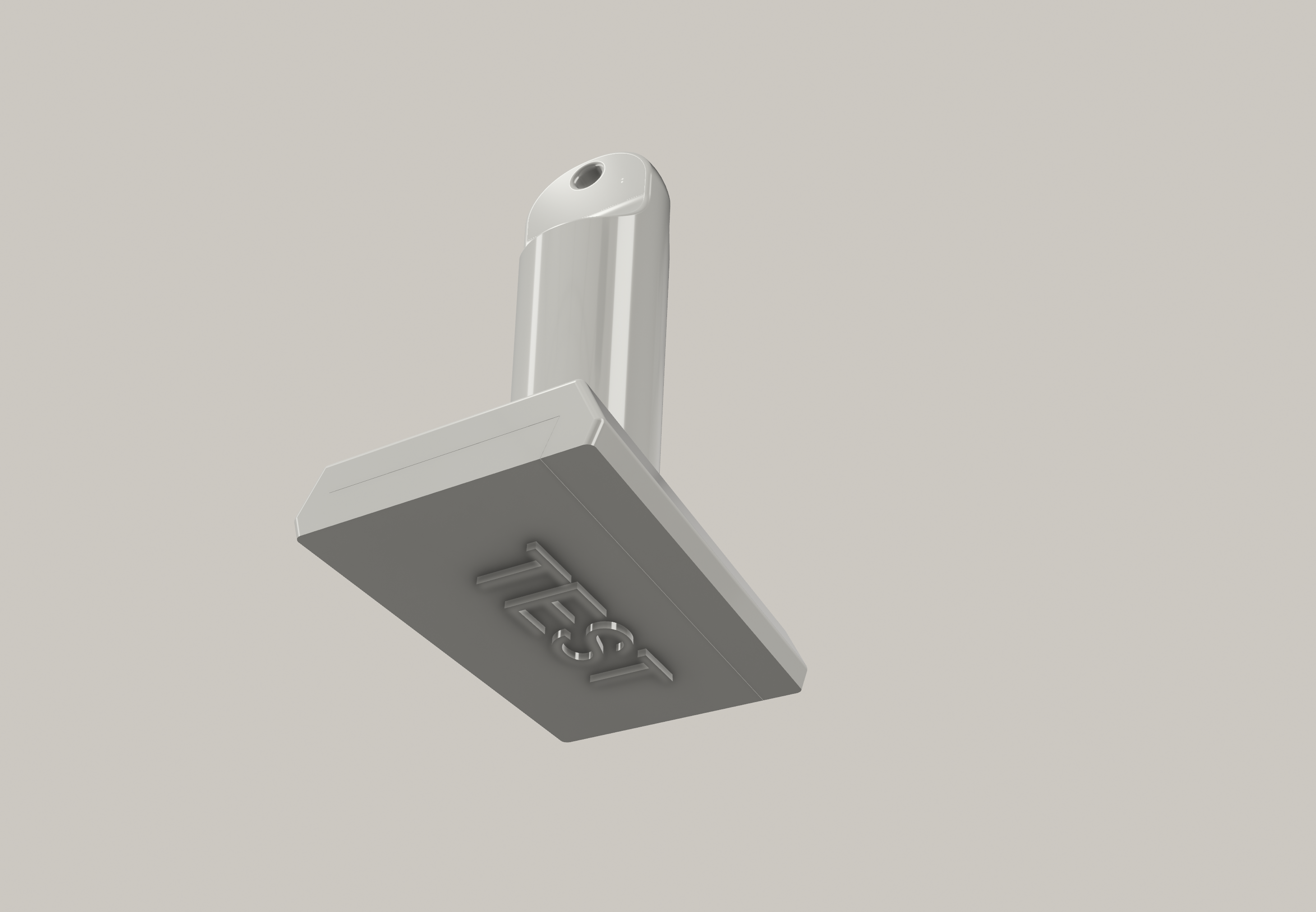 Miniatura 2 do modelo 3D Customisable Stamp