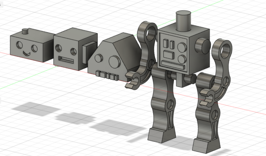 Miniatura 2 do modelo 3D Tom the robot
