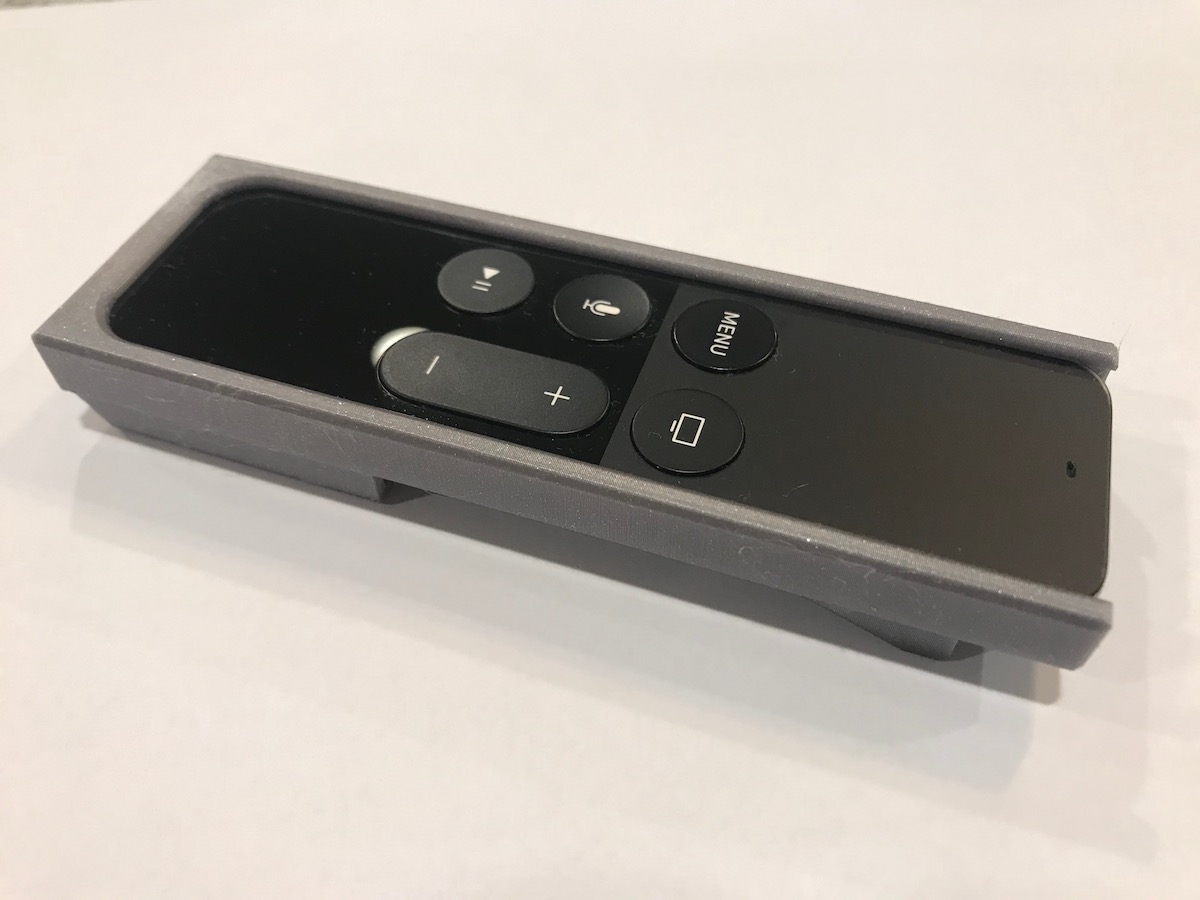 Apple TV Remote + Tile Bluetooth Tracker Holder