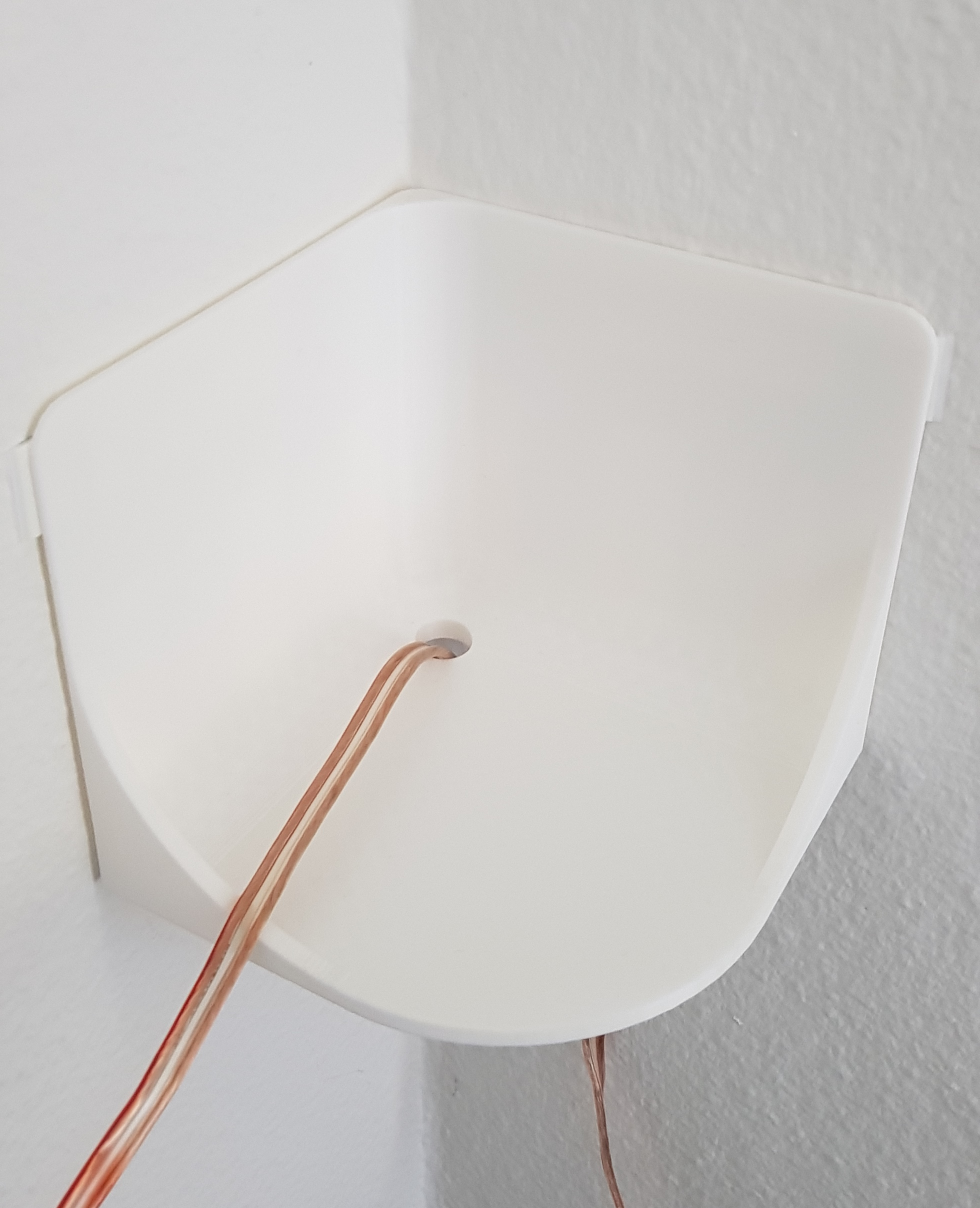 Speaker corner holder / shelf by dah Download free STL model