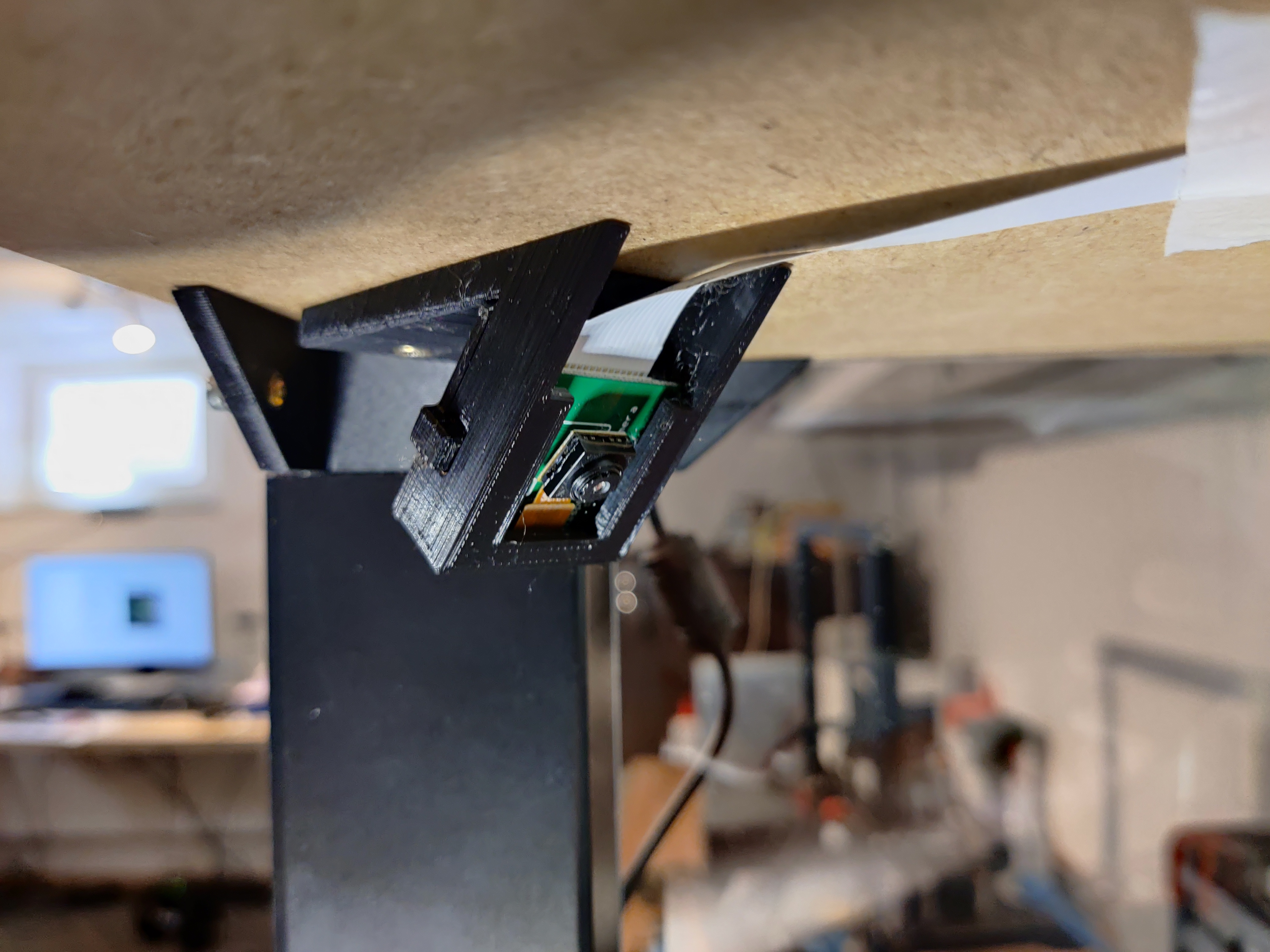 Camera holder RaspberryPi for eg. Ikea Table Case