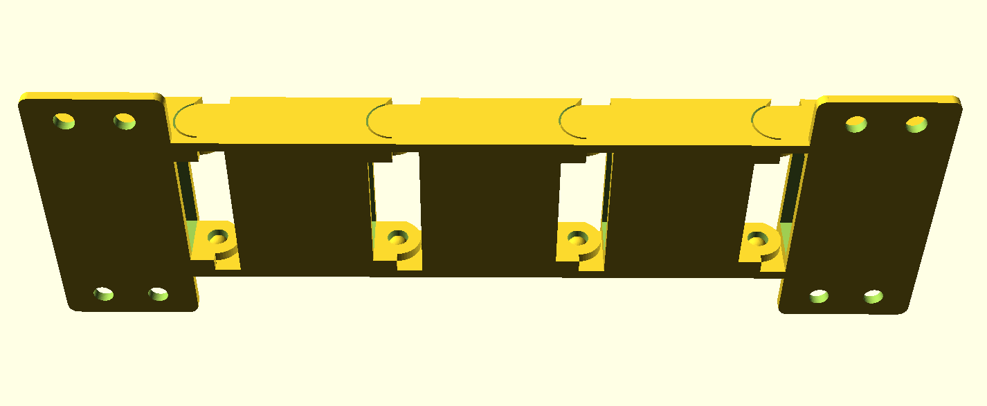 Miniatura 3 do modelo 3D Cable tracks / cable chain - fully customizable - [v8]