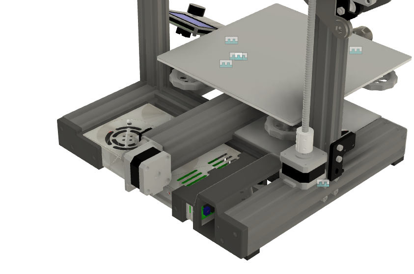 Miniatura 3 do modelo 3D PSU relocation Ender 3 Pro