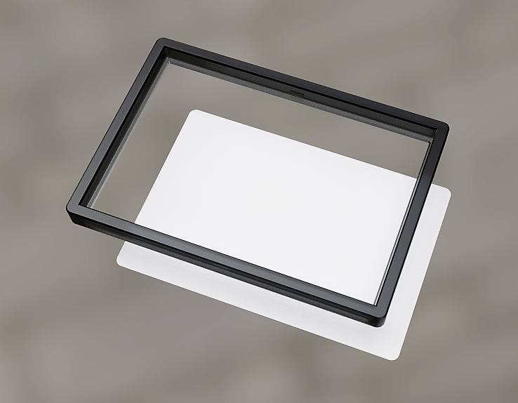 Wall Art Frame with Blank Plate by Ken Mills Download free STL model