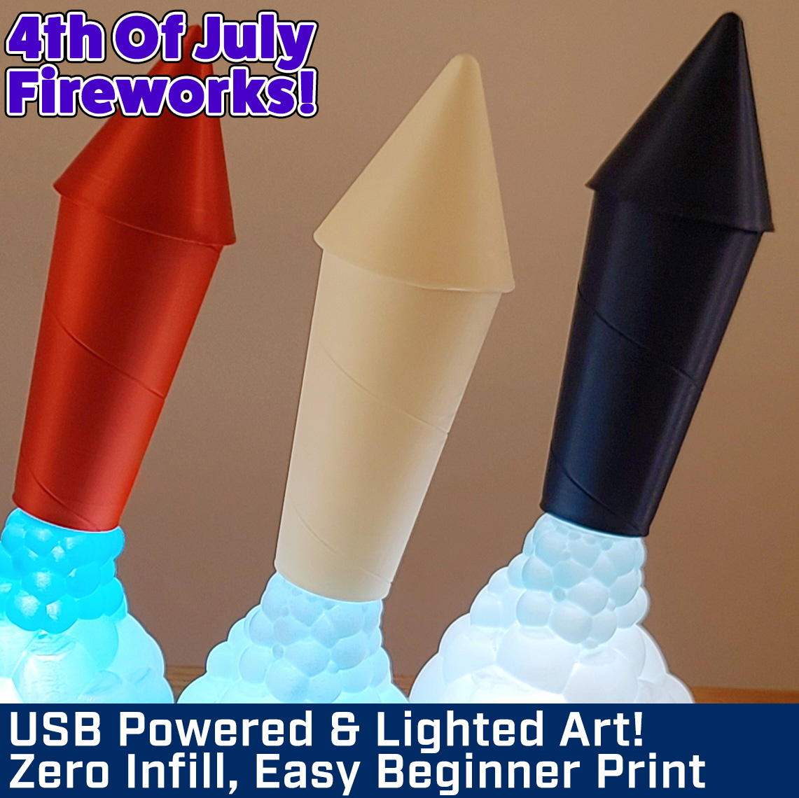Fireworks! - Lighted Indoor/Outdoor Art Sculpture or Decoration by ...