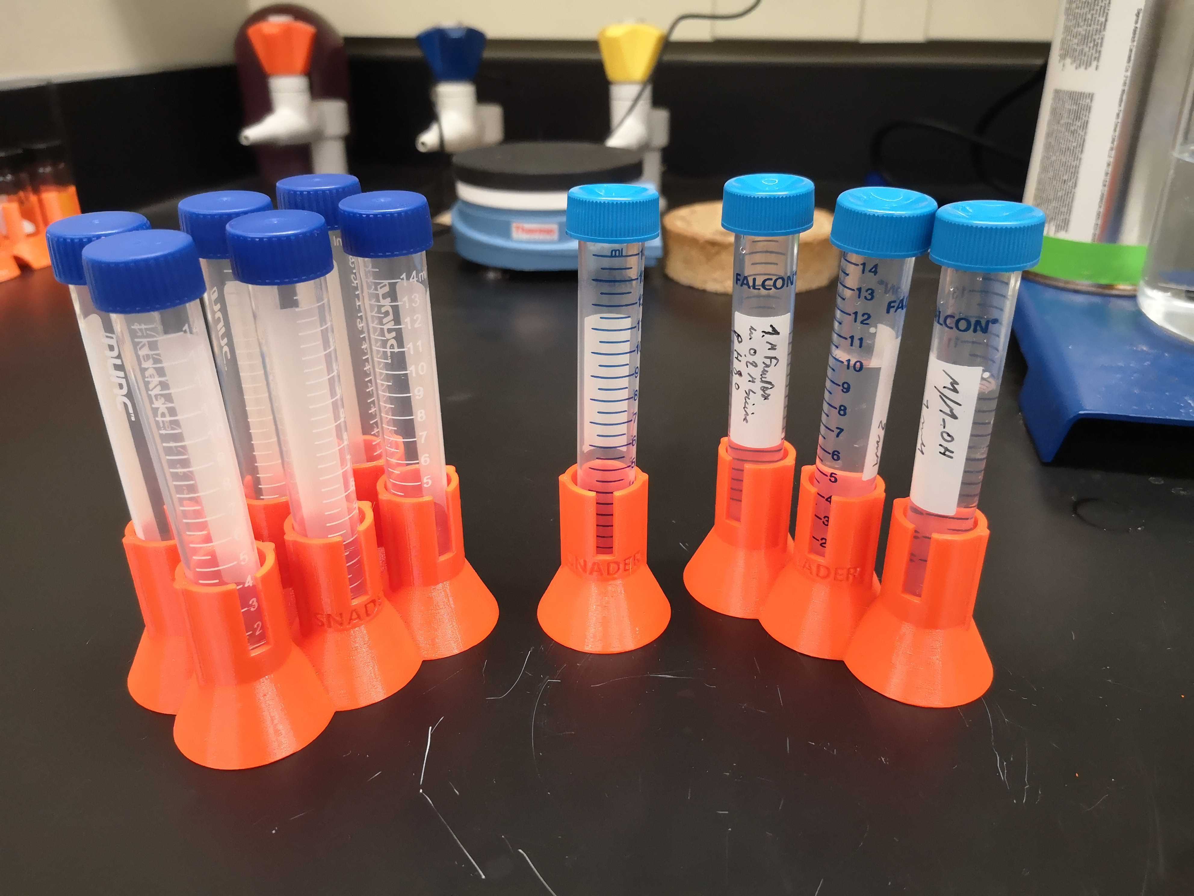 15 mL Falcon tube holder (1x, 3x, 6x)