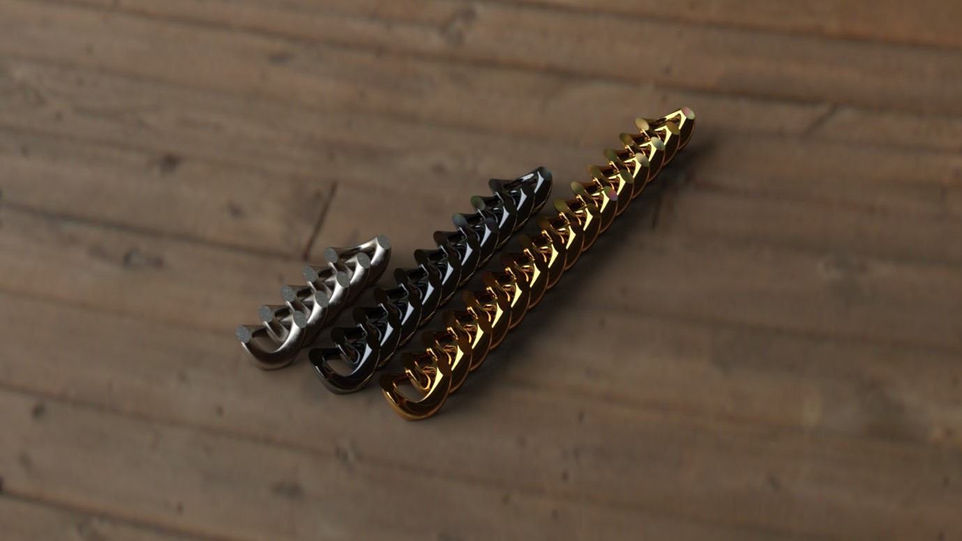 Print In Place Flex Golden Chain