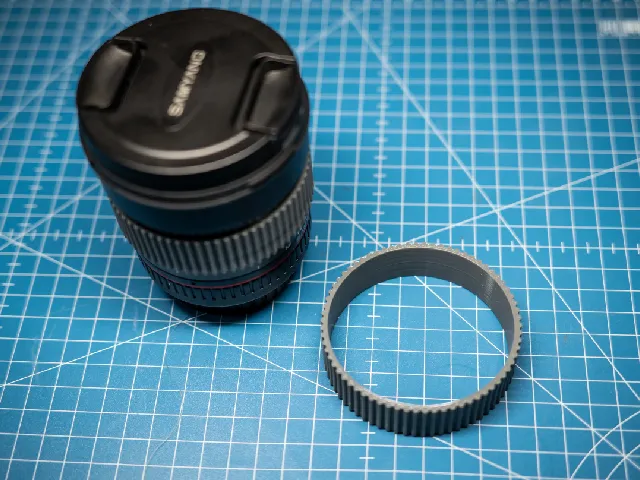 Samyang 85mm and 16mm focusing rings
