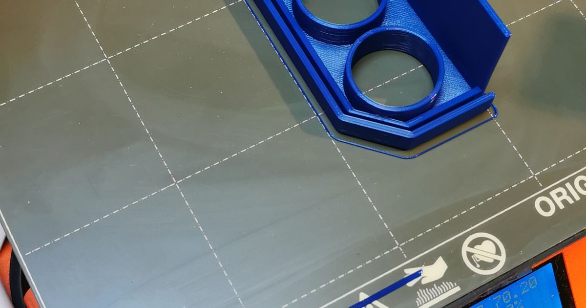Glue stick and tool holder for Bigger Sidebox Prusa i3 MK3S by 3DPrintM.D. Download free STL