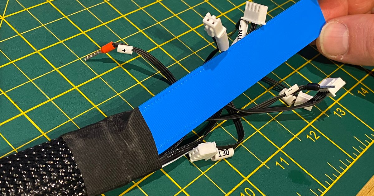 SV06 Plus Ribbon Cable Stiffener by 3DPrintDemon Download free STL model