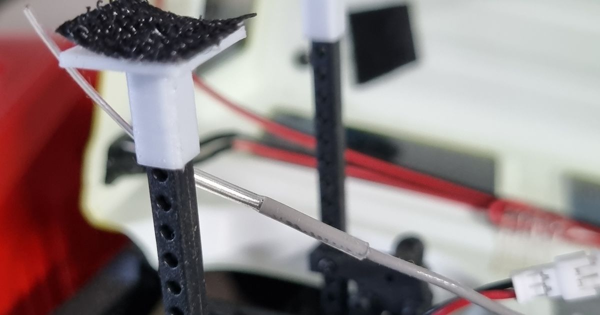 rc body mount (Velcro, NO MORE RClips) by Glenn Teale Download free STL model