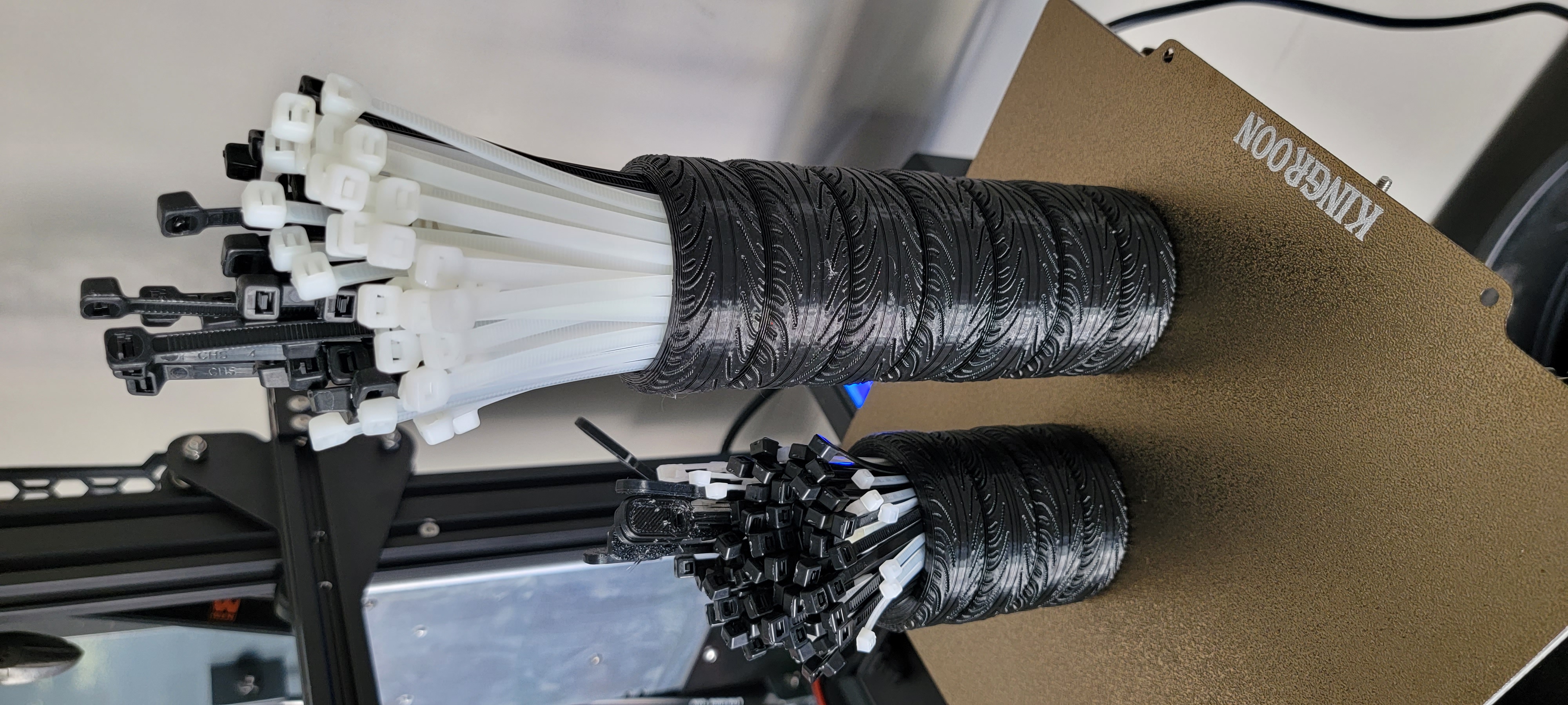 Taller Tire Stack Pen Holder 3D model thumbnail