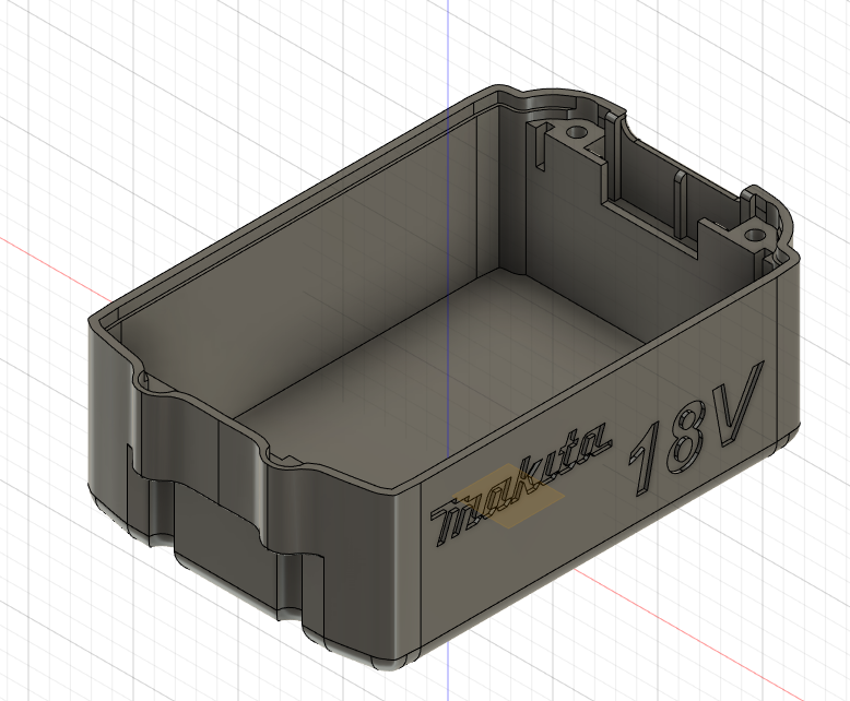 Makita 18V Battery Pack Holder (BL1860B v2) Replica