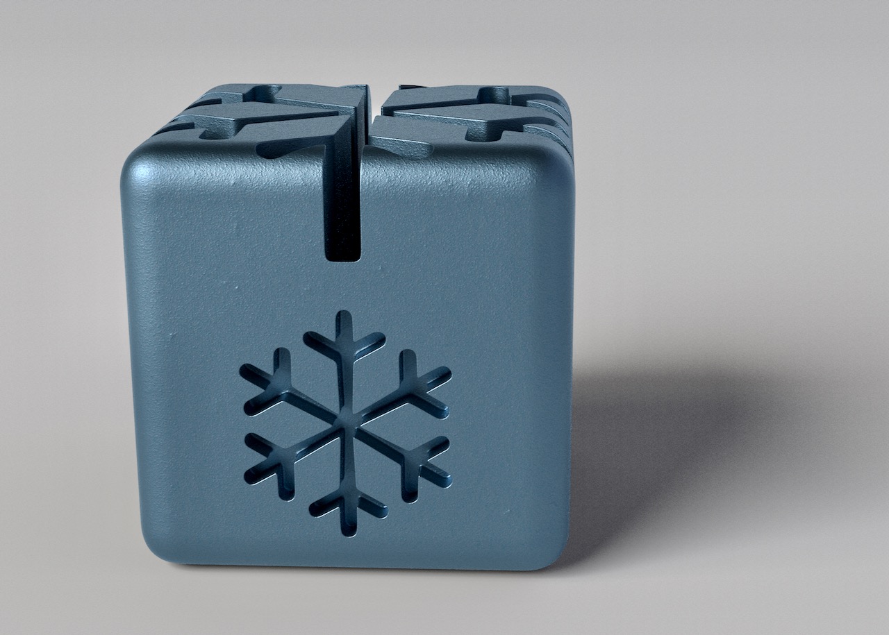 SnowFlake Cardholder by SteedMaker | Download free STL model ...