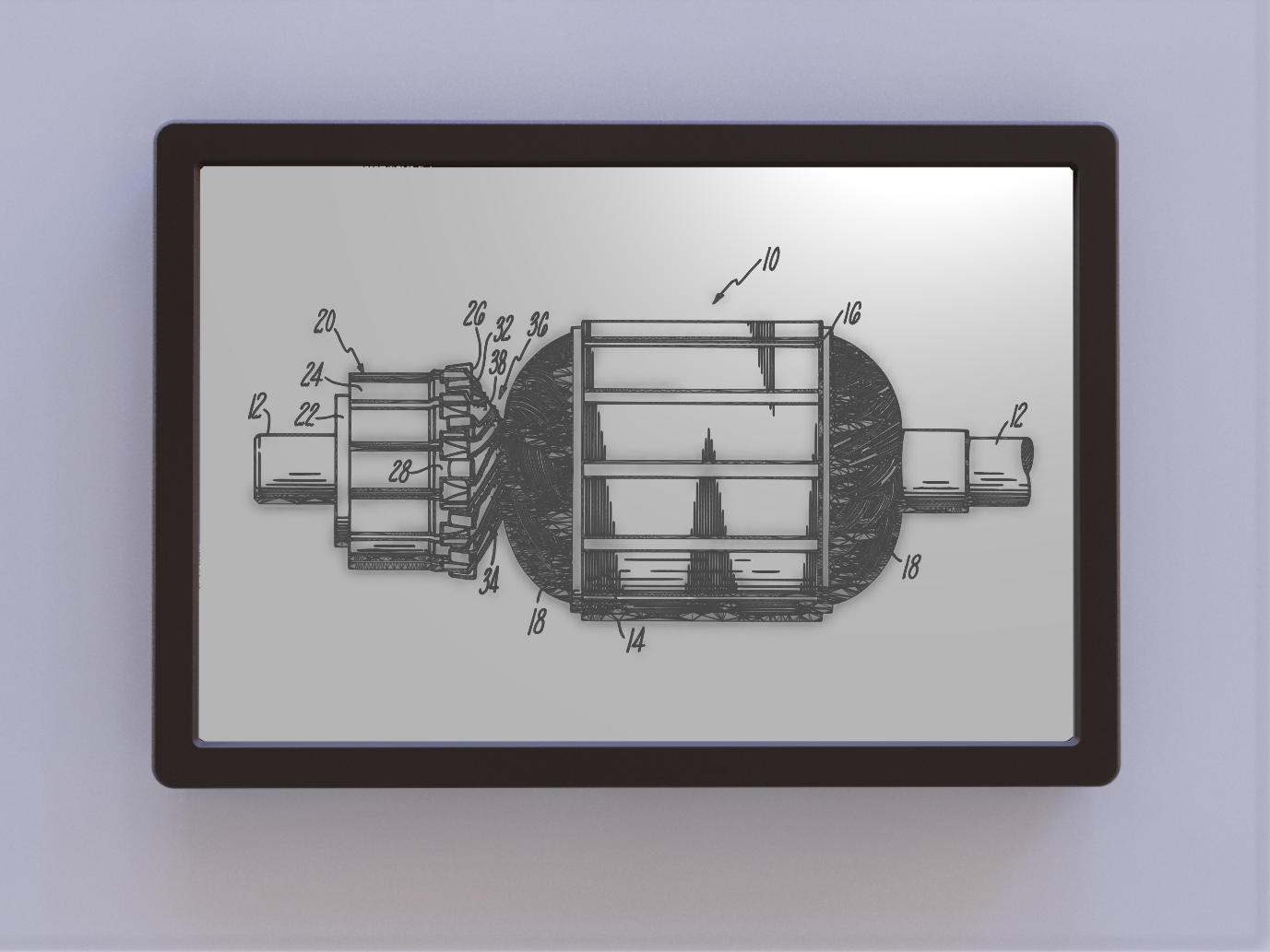 Motor Commutator Patent Art