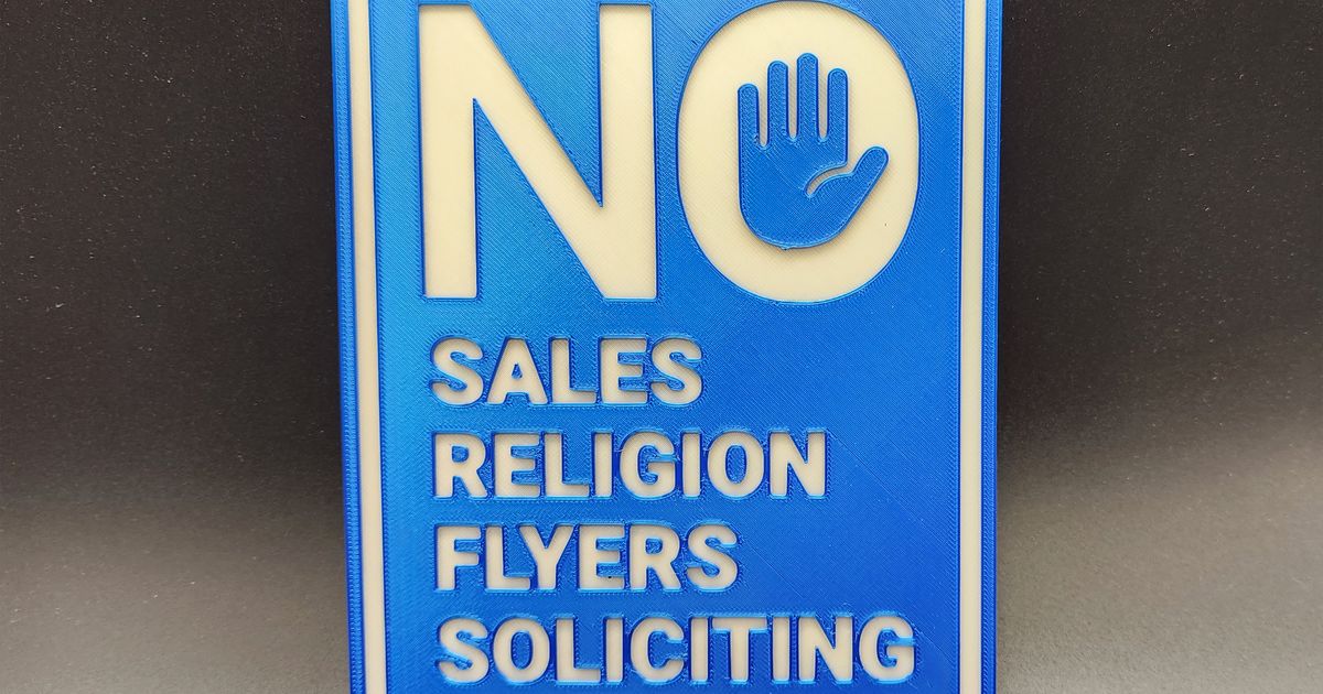 no-soliciting-sign-2-color-by-triple-g-workshop-download-free-stl
