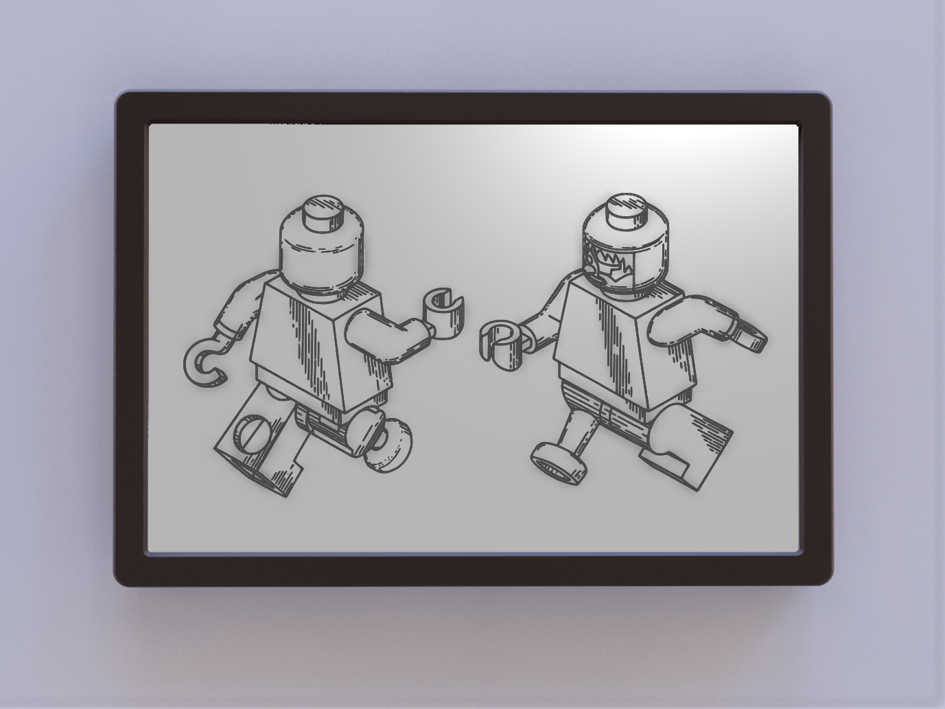 LEGO Pirate Minifig Patent Art