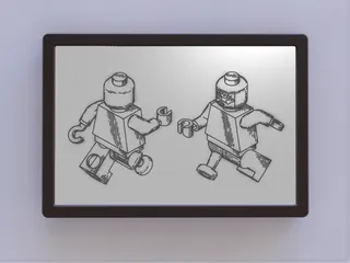 LEGO Pirate Minifig Patent Art