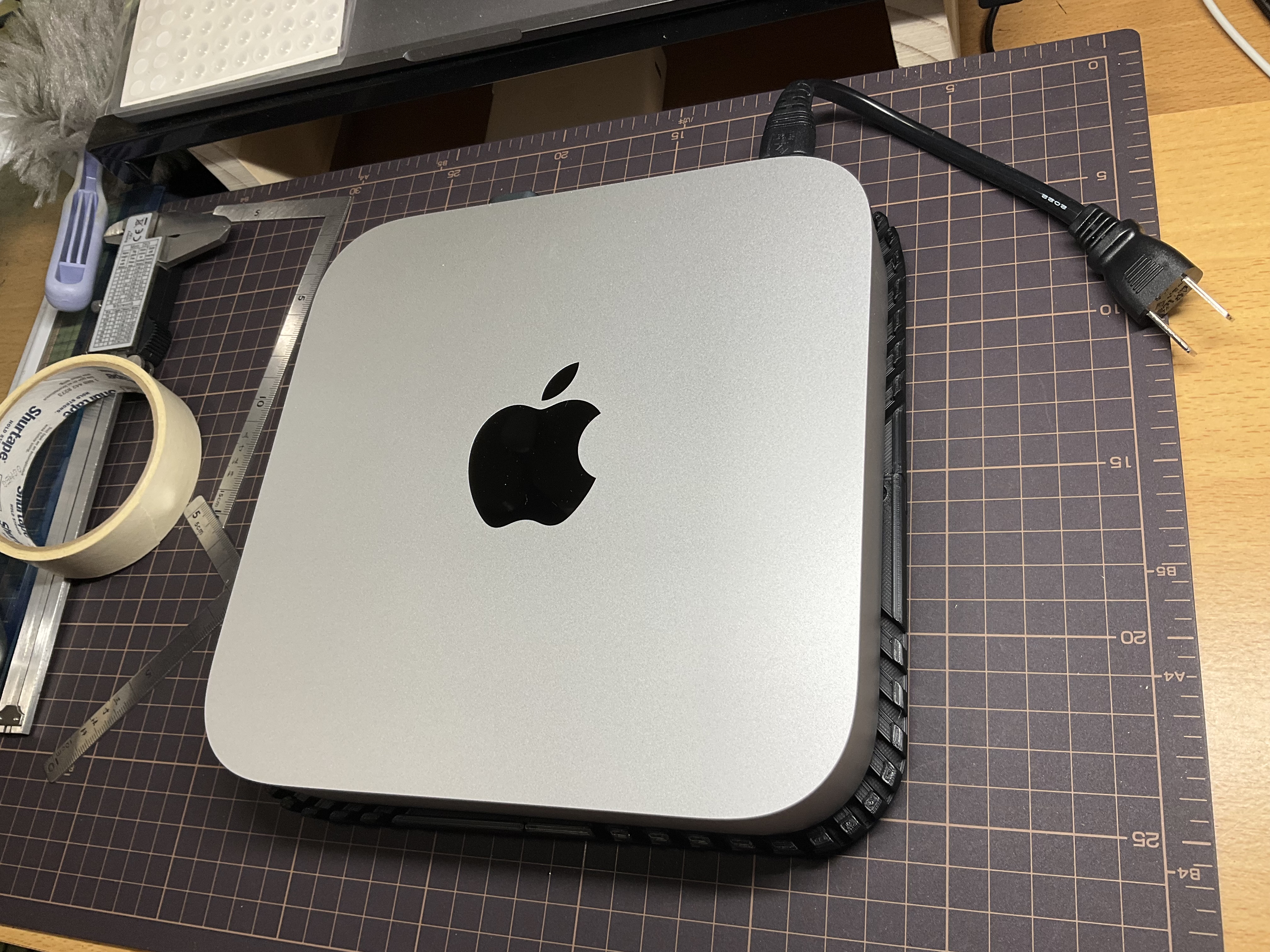Miniatura 3 do modelo 3D simple Mac mini stand