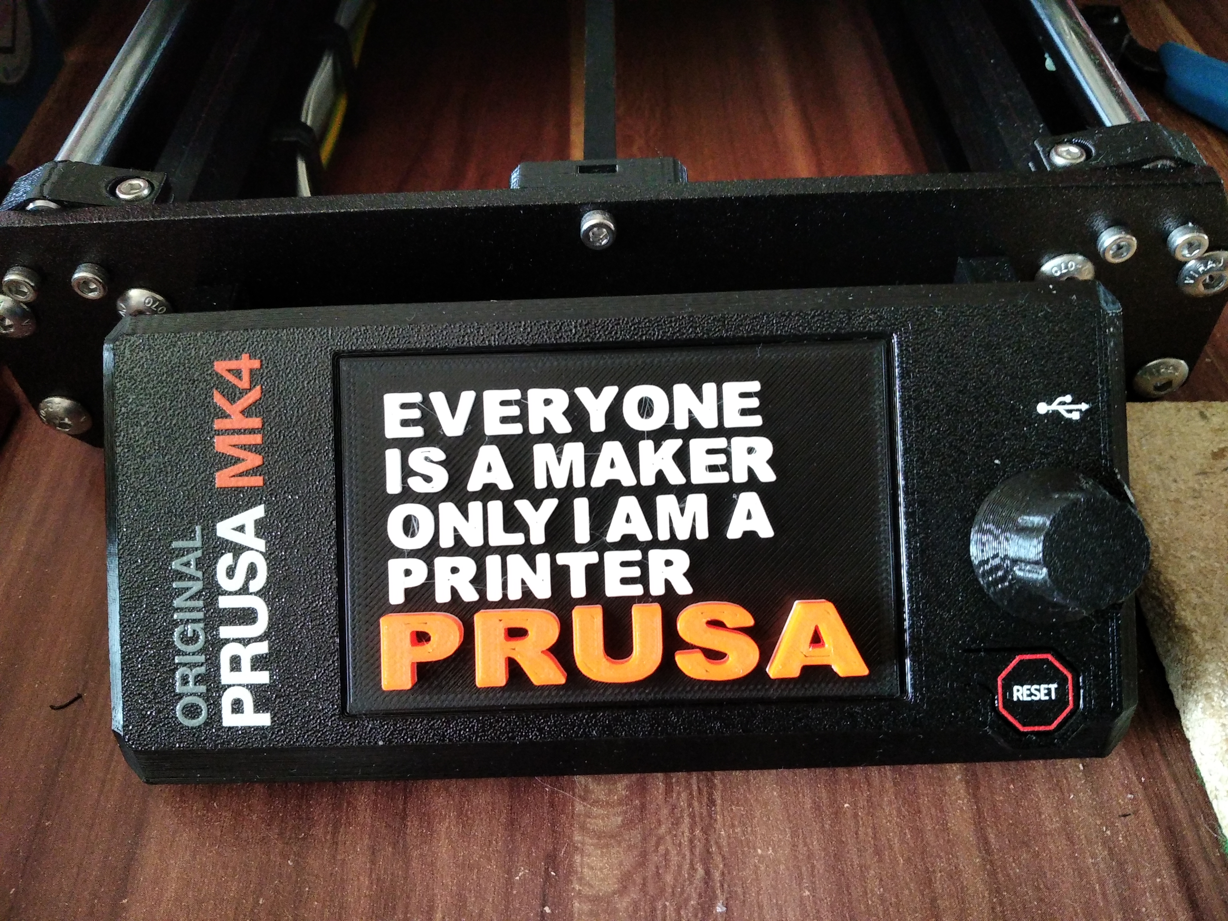Prusa Mk4 LCD Cover
