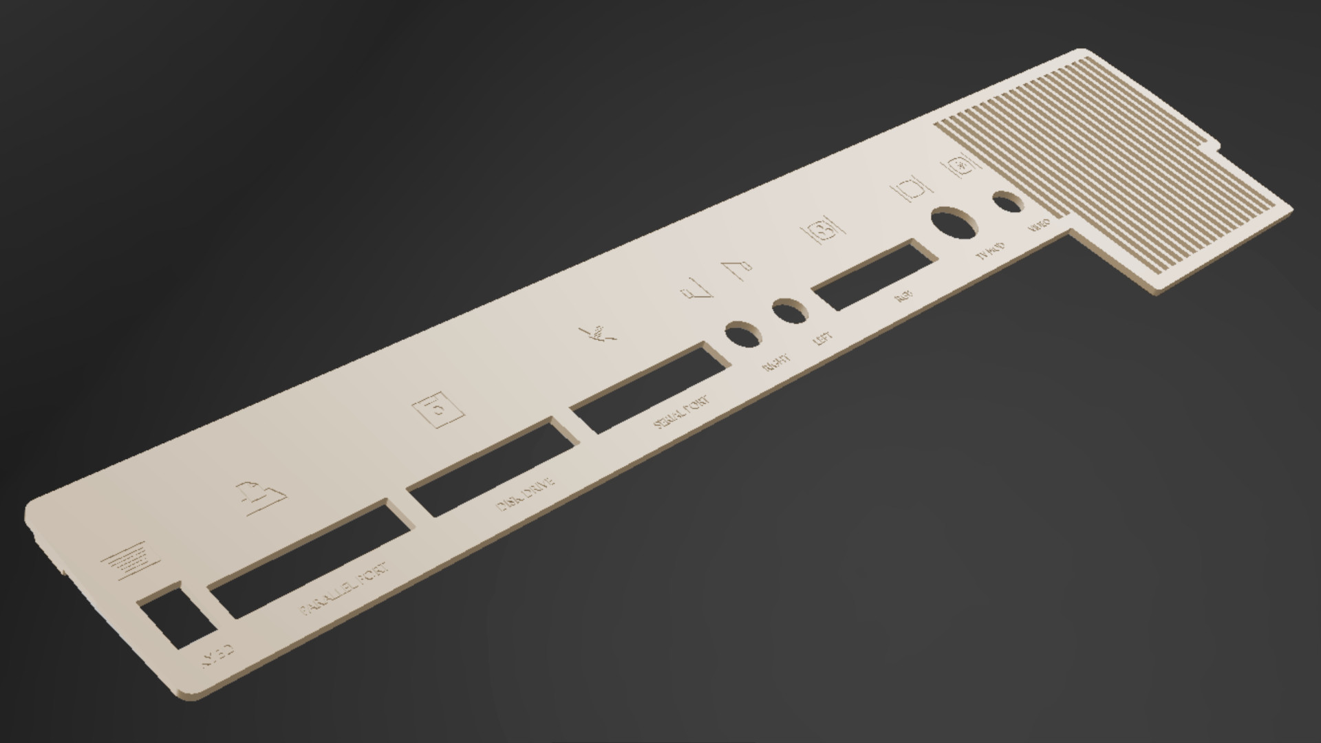 Amiga 1000 Rear Panel