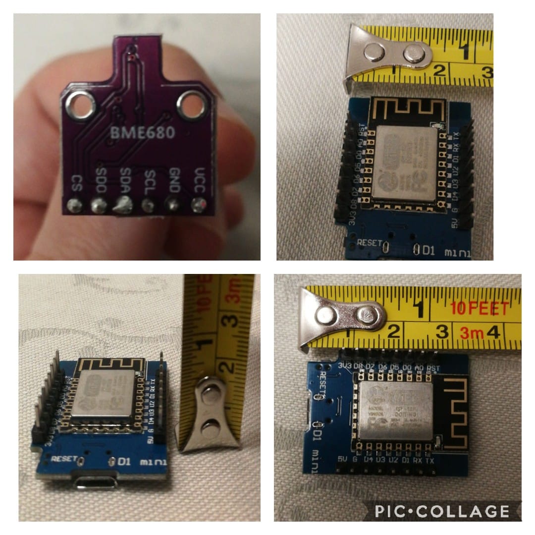 Miniatura 4 do modelo 3D Air quality sensor case D1 Mini