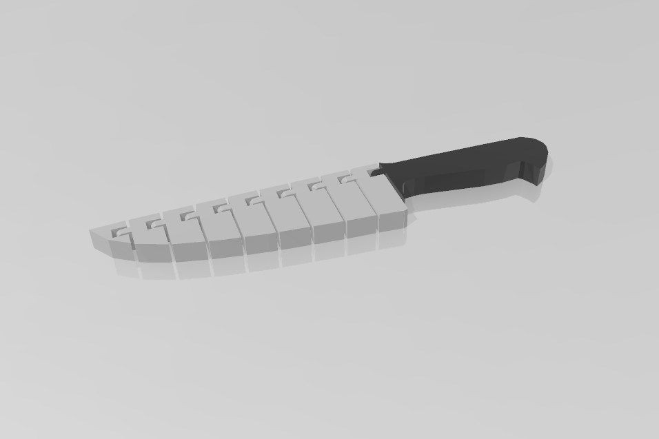 FLEXI Kitchen Knife by NilsGFX Download free STL model