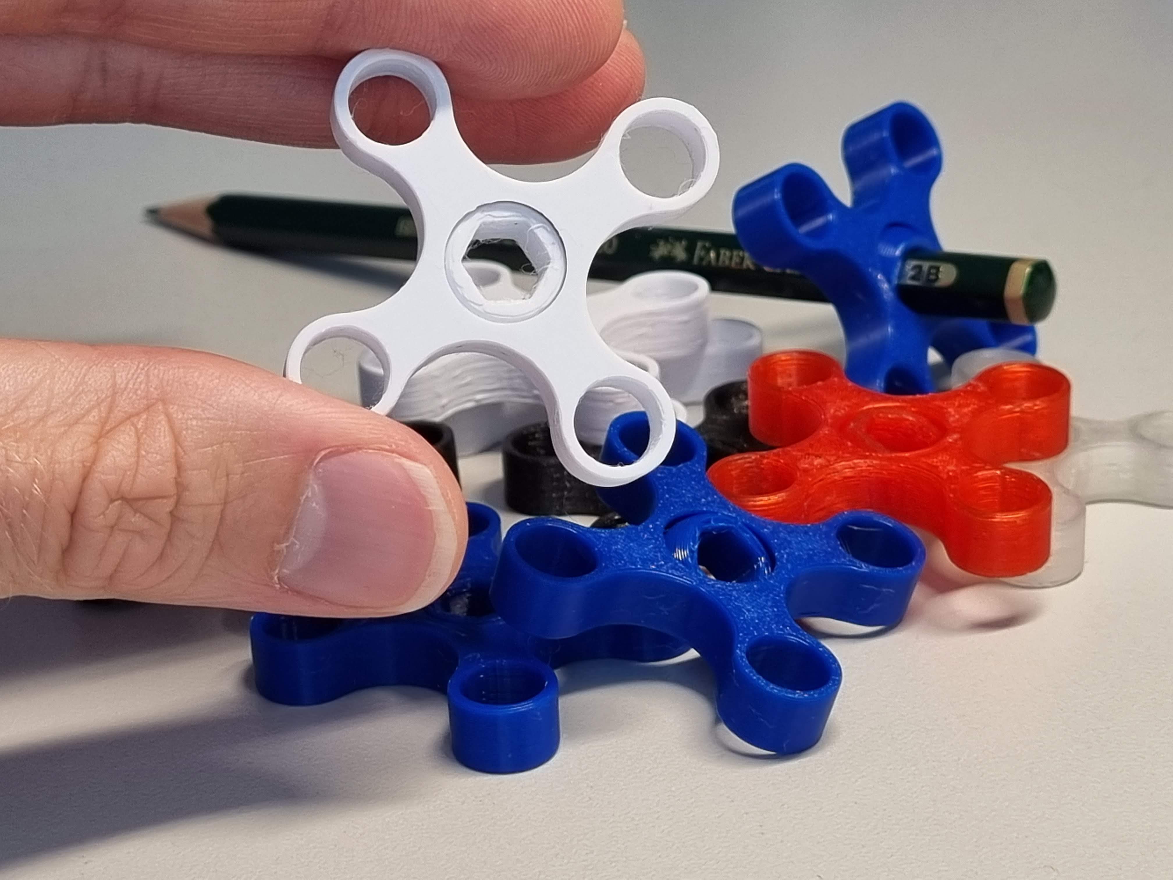 Tiny Fidget Spinner Print-in-Place