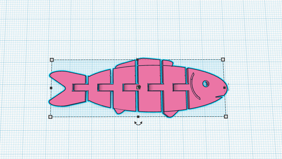Miniatura 2 do modelo 3D Flexi Fish