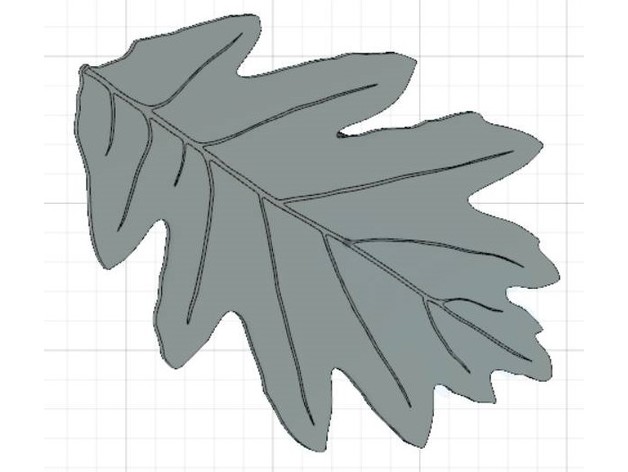 Geocache Eichenblatt Halter für Petling
