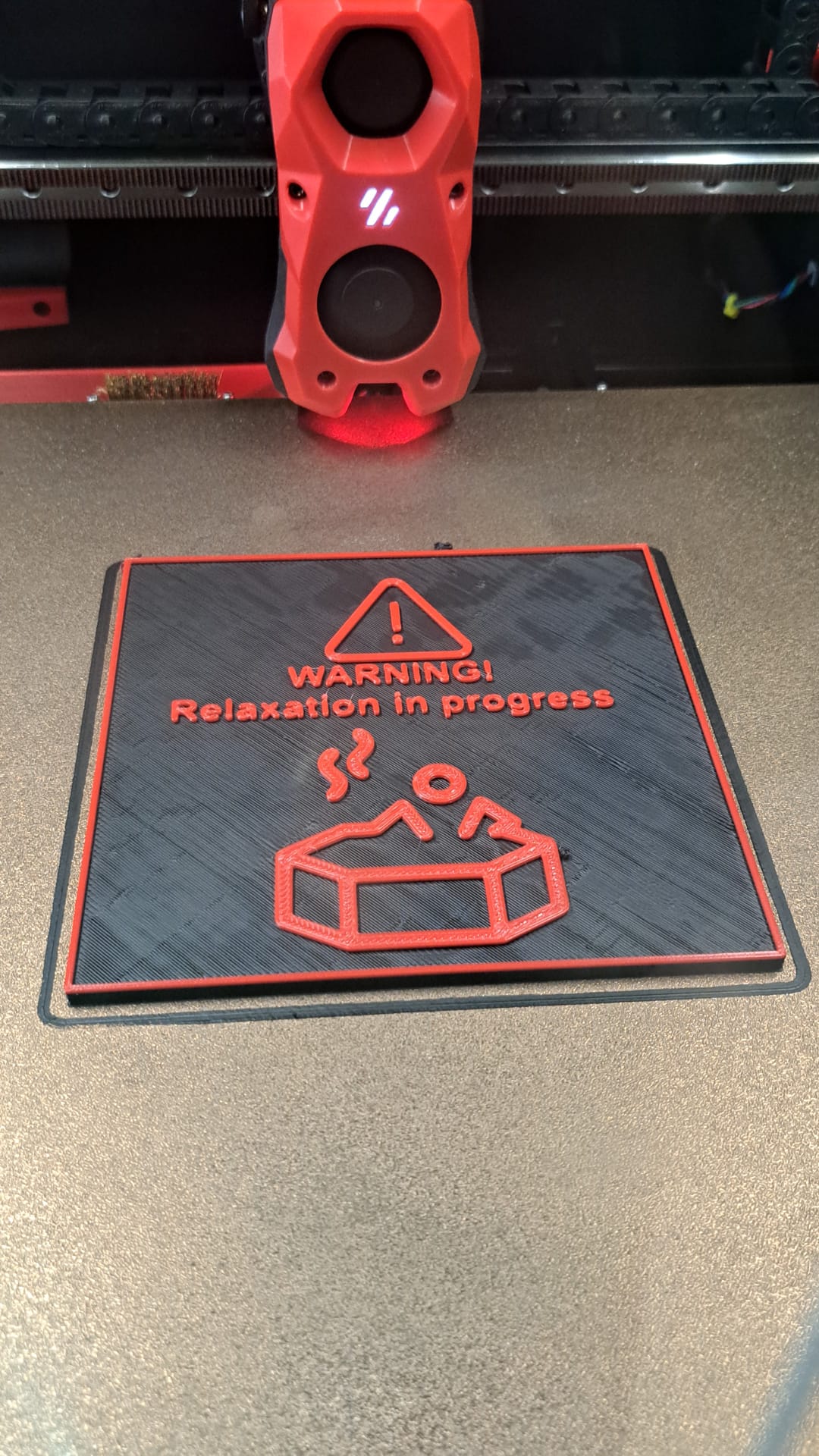 Sign Warning relaxation in progress