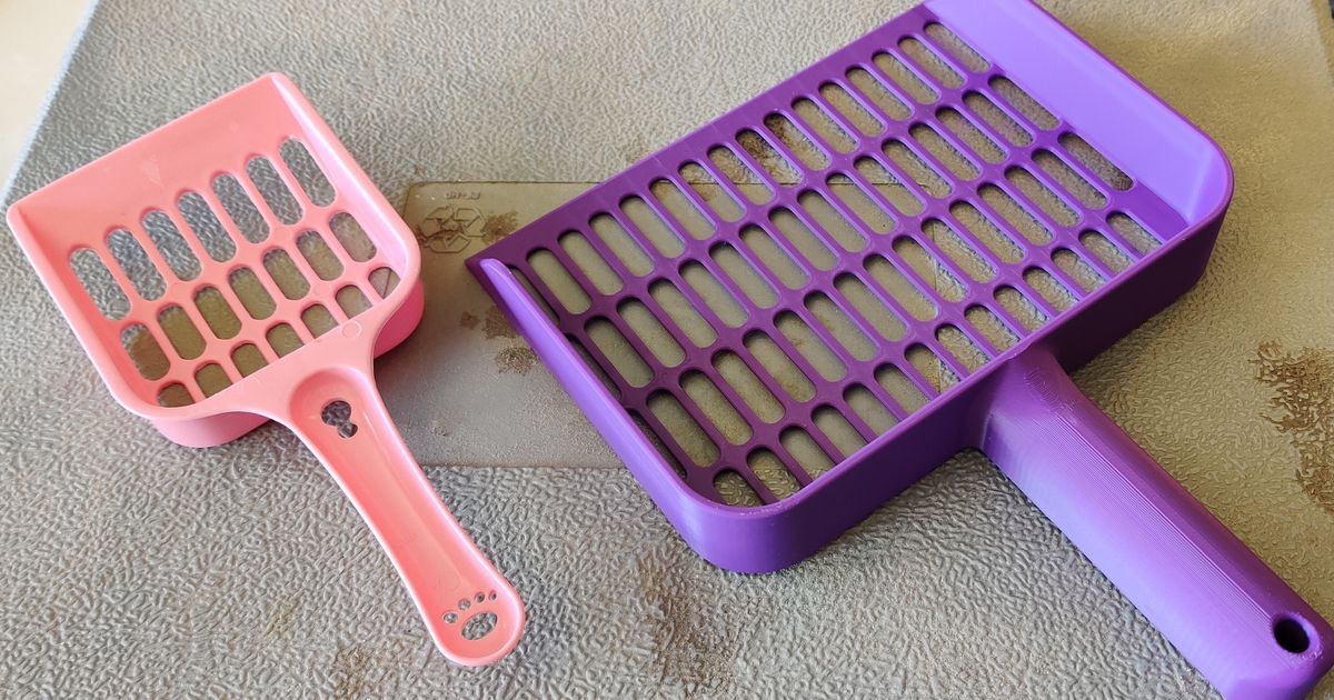 Kitty litter poop scoop XXL by Gertsen Download free STL model