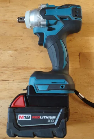 Milwaukee M18 Battery To "Makita" Tool Adapter