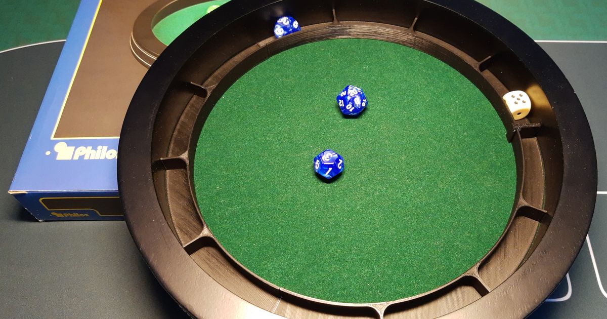 Dice Tray Insert by psb Download free STL model