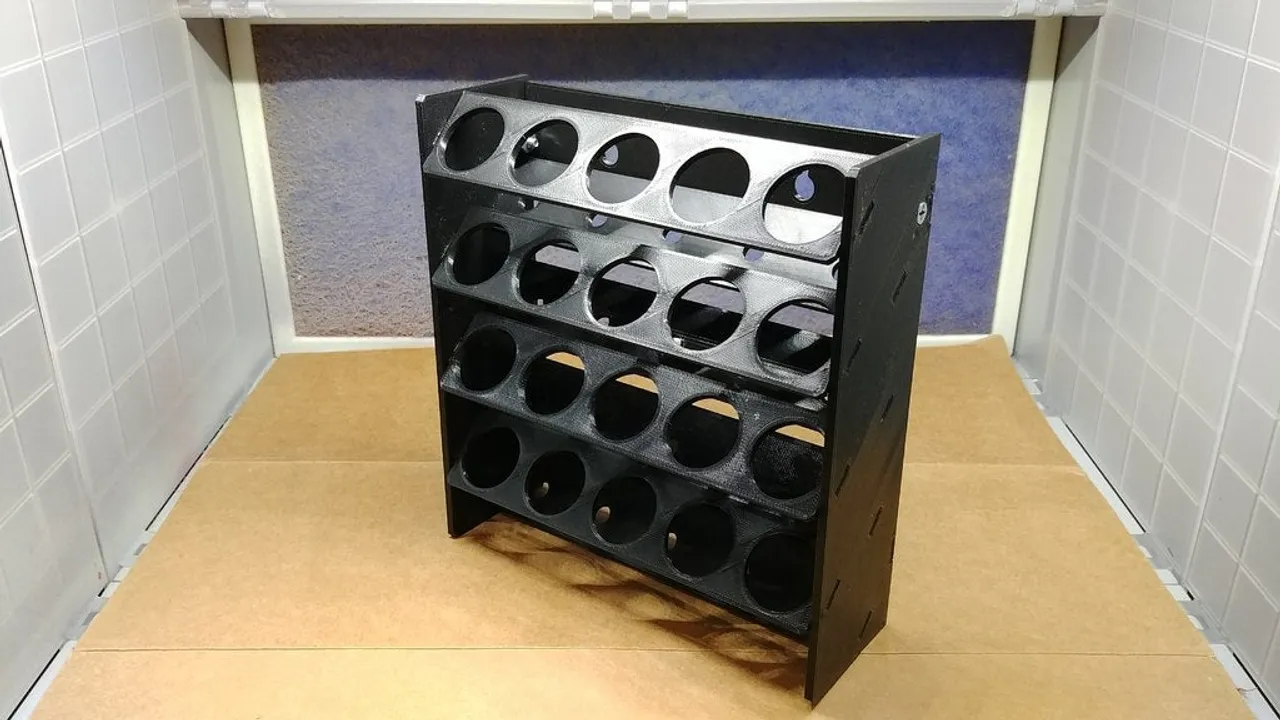 Modular Hobby Paint Rack - Small Wall Hanging by Greg S | Download free ...