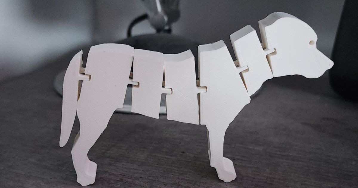 Flexi Dog par Quittenkompott | Téléchargez gratuitement un modèle STL ...
