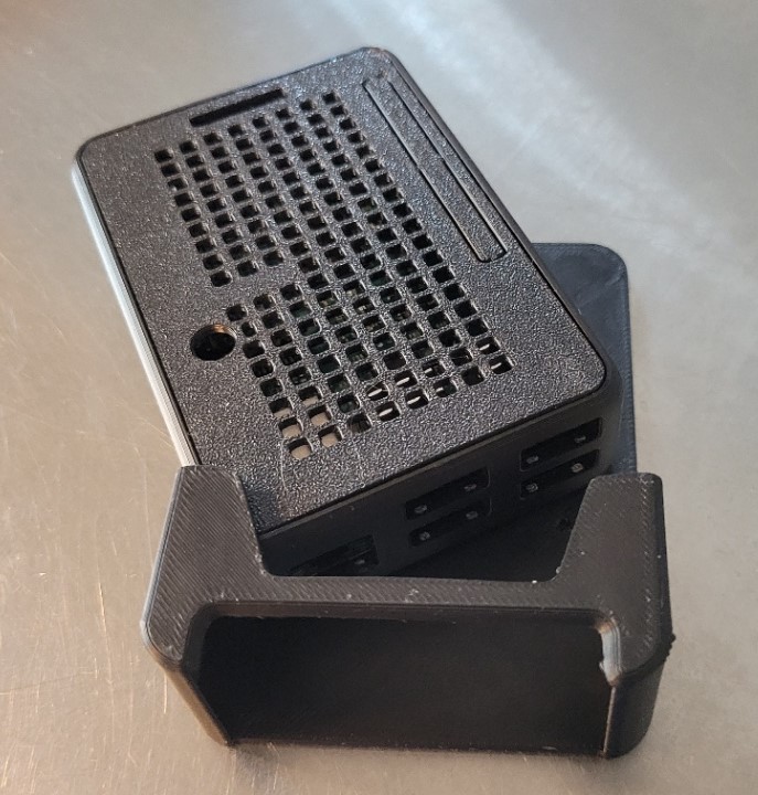 Raspberry Pi 3B+ & 4 Wall Mount (only) by Neal Alsup | Download free ...