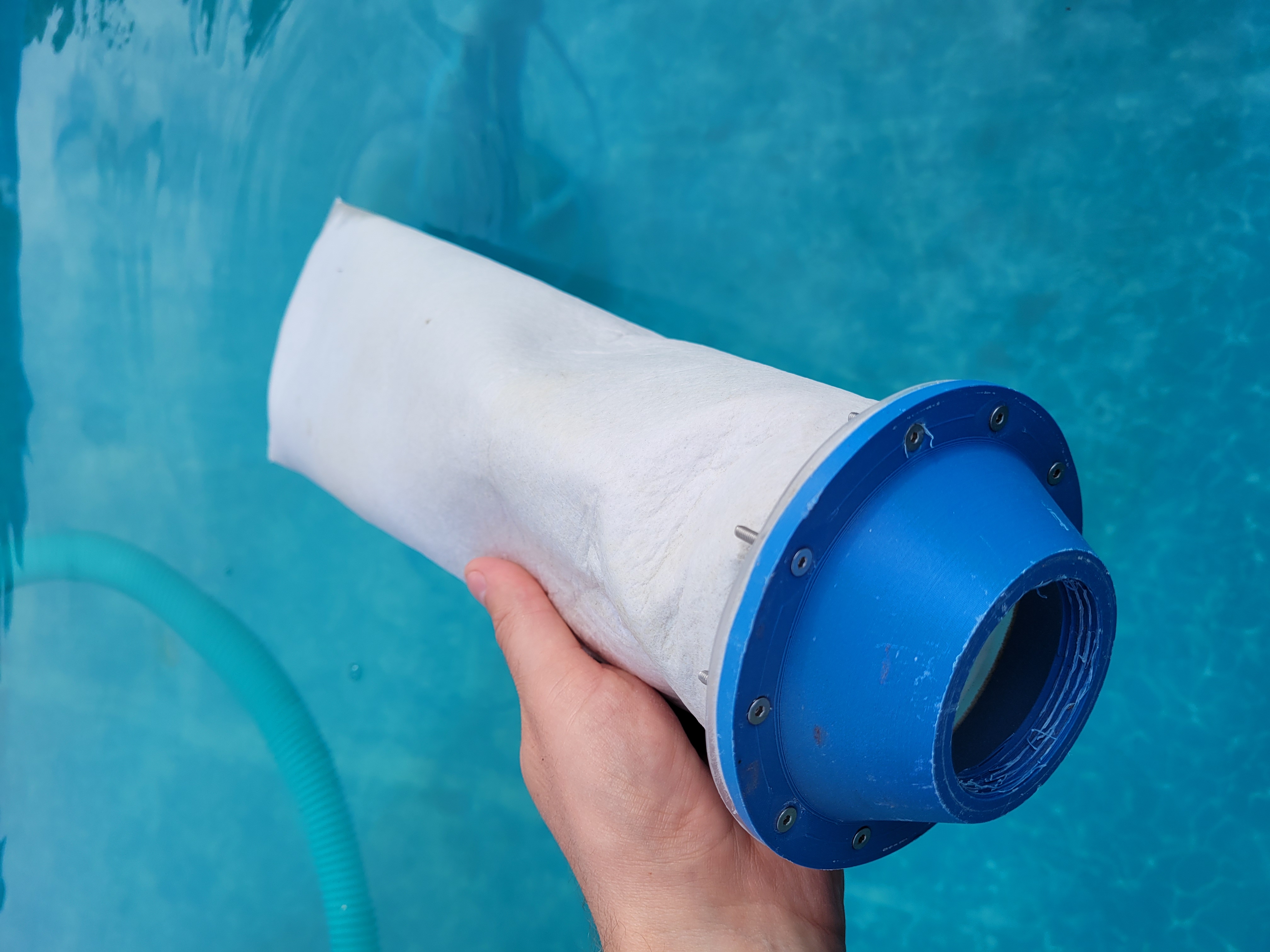 1 Micron Filter Bag Pool Jet Adapter