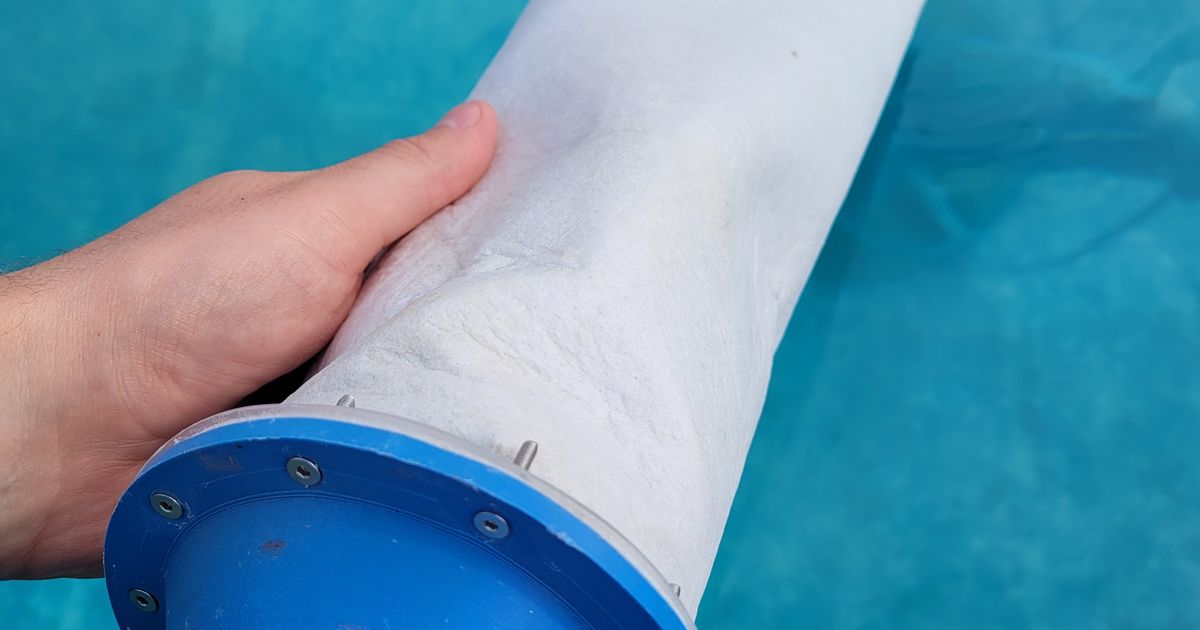 1 Micron Filter Bag Pool Jet Adapter by QuidproQuo Download free STL