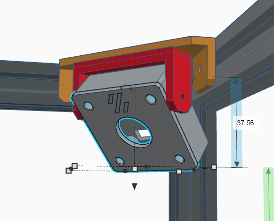 Voron / 2020 Corner top mount for Arducam 8mp / picam