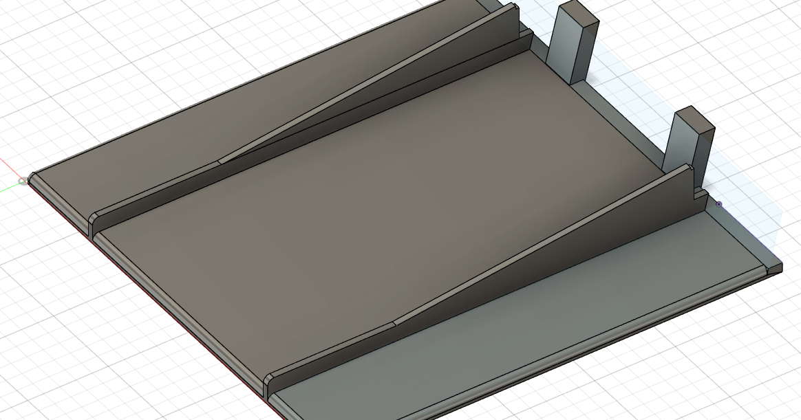Paper output tray for HP printers by drops Download free STL model