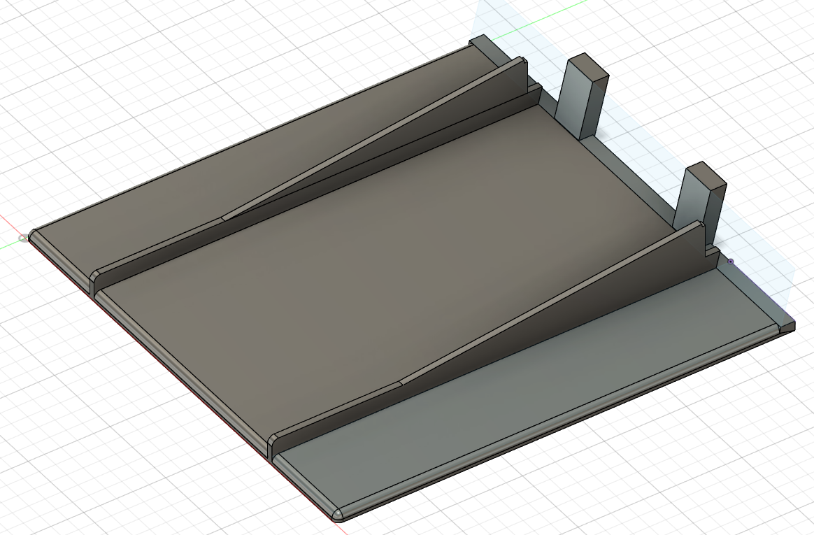Paper output tray for HP printers by drops Download free STL model