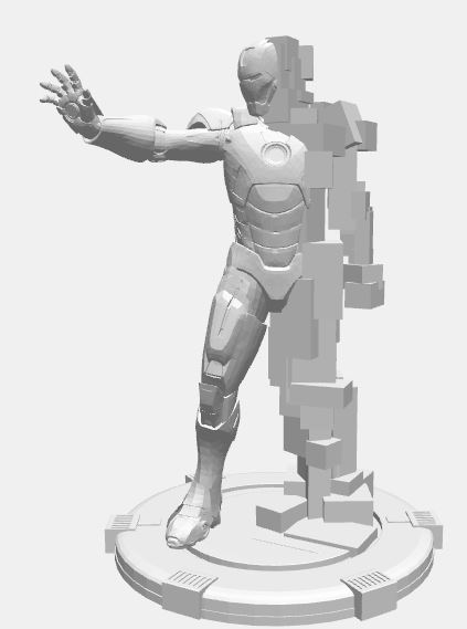 Iron man glitched