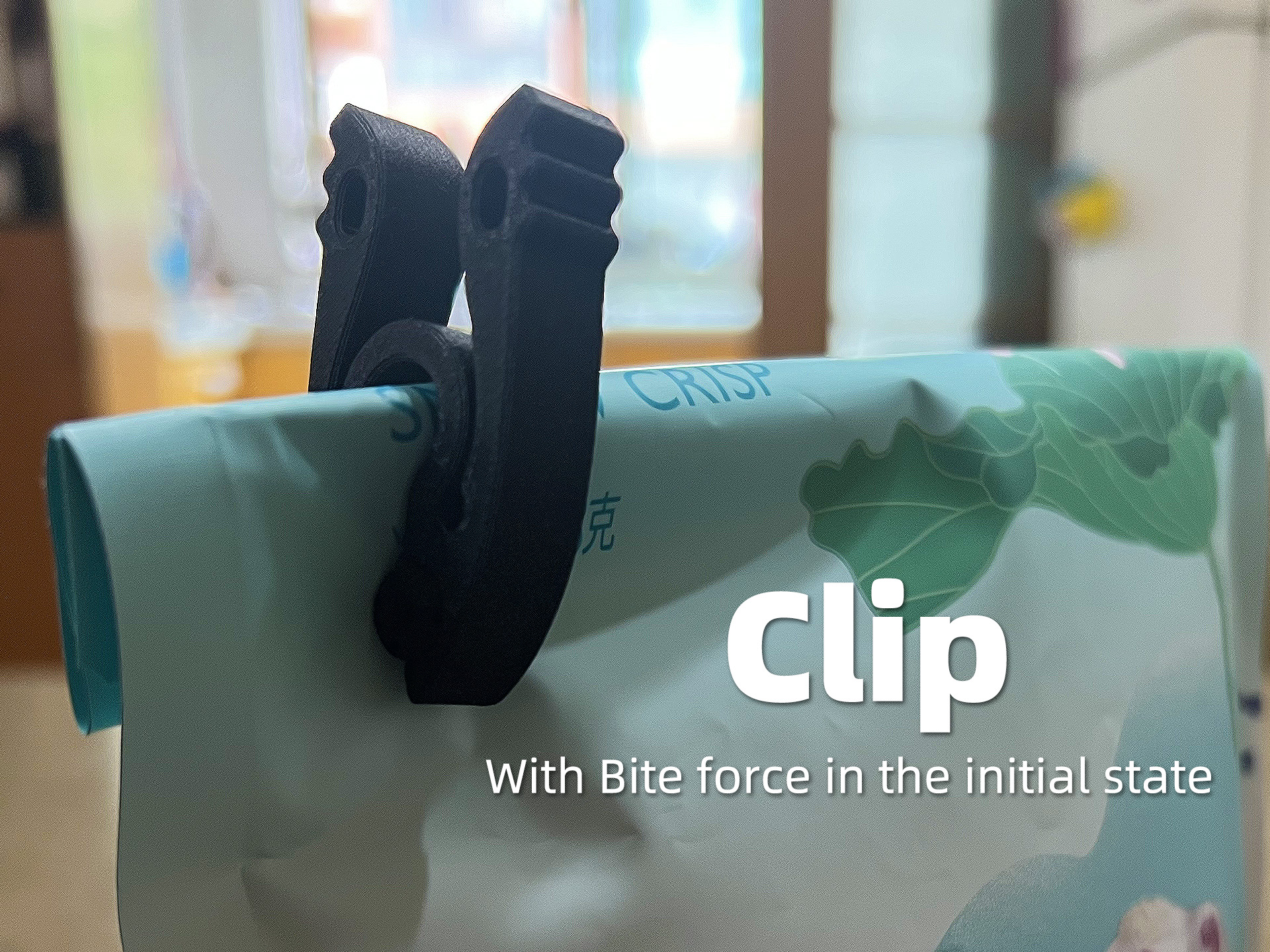 Clip - with bite force in the initial state