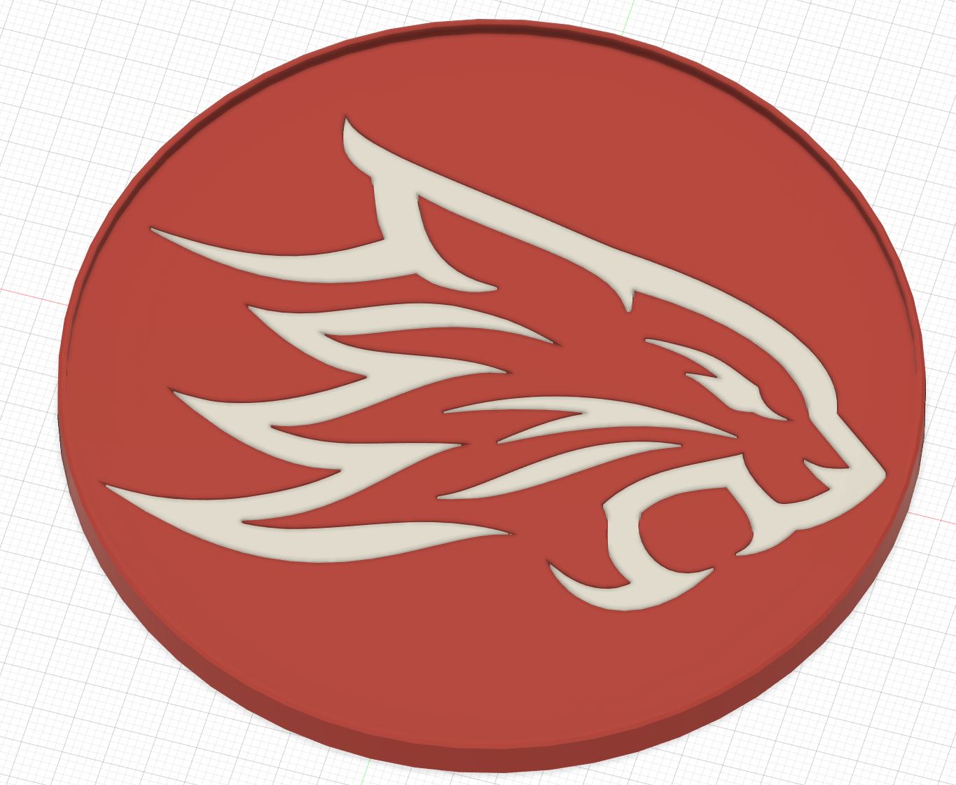 CSU Chico Coaster by ctbaker | Download free STL model | Printables.com