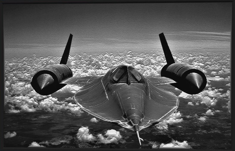SR-71 Lithophane