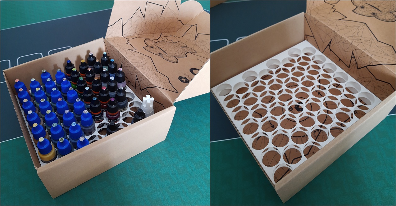 Paint storage using filament box by psb Download free STL model