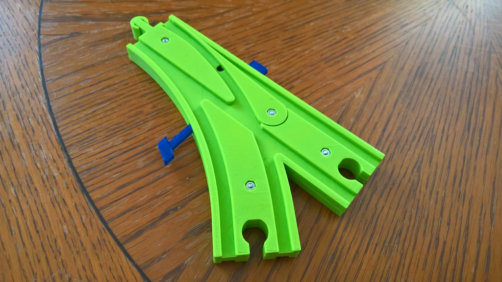 Wooden Railway Switch by javcz | Download free STL model | Printables.com