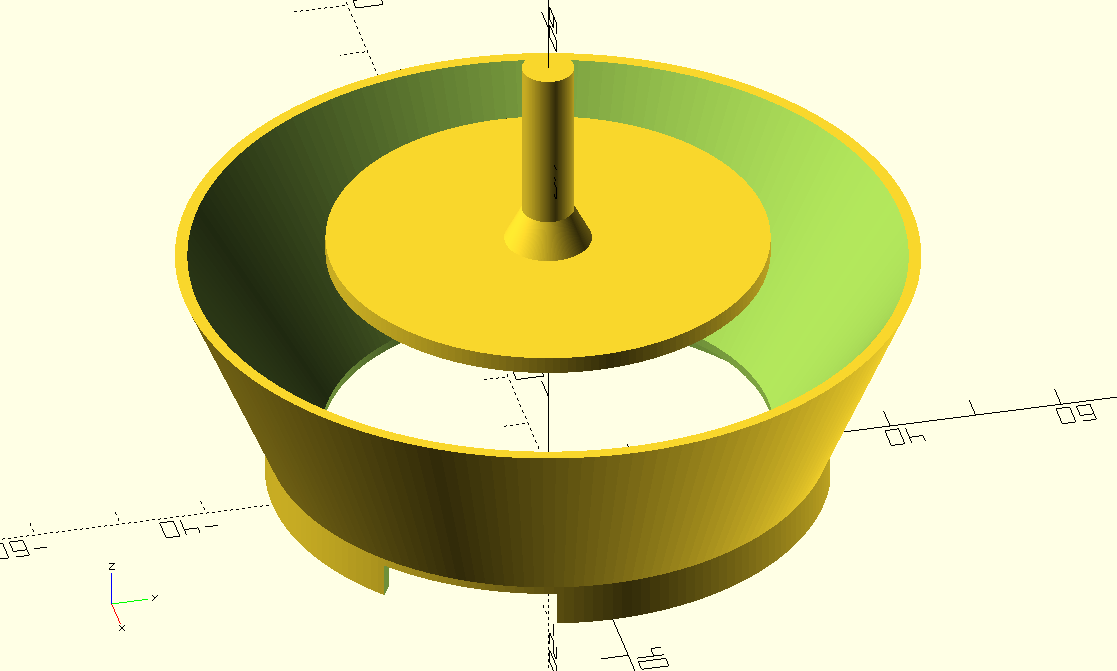 Parametric espresso dosing funnel with pusher