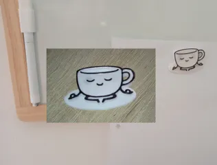 Relaxuccino magnet (whiteboard/fridge magnet)